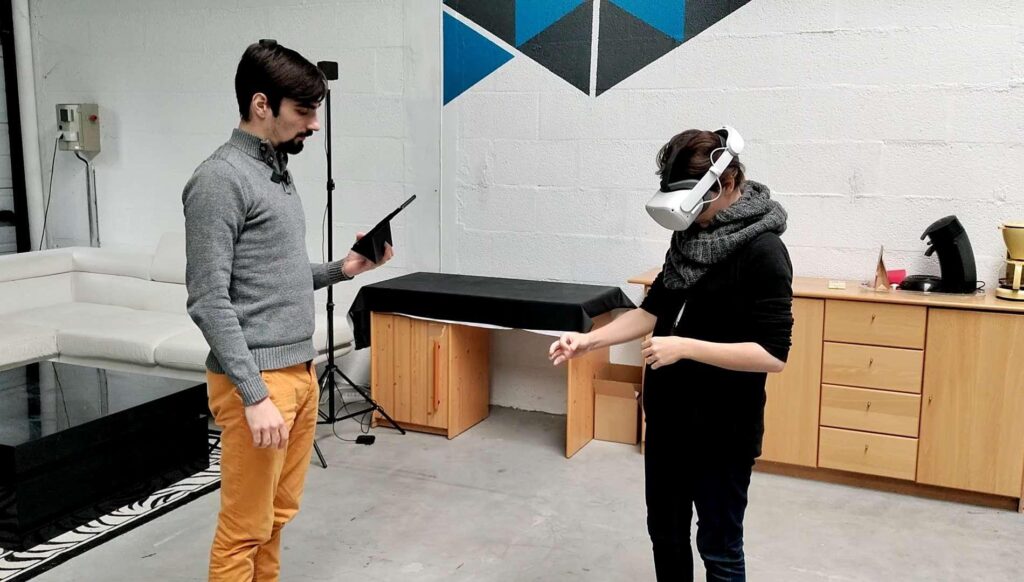 Expérience de réalité virtuelle pour l'hypnose thérapeutique
